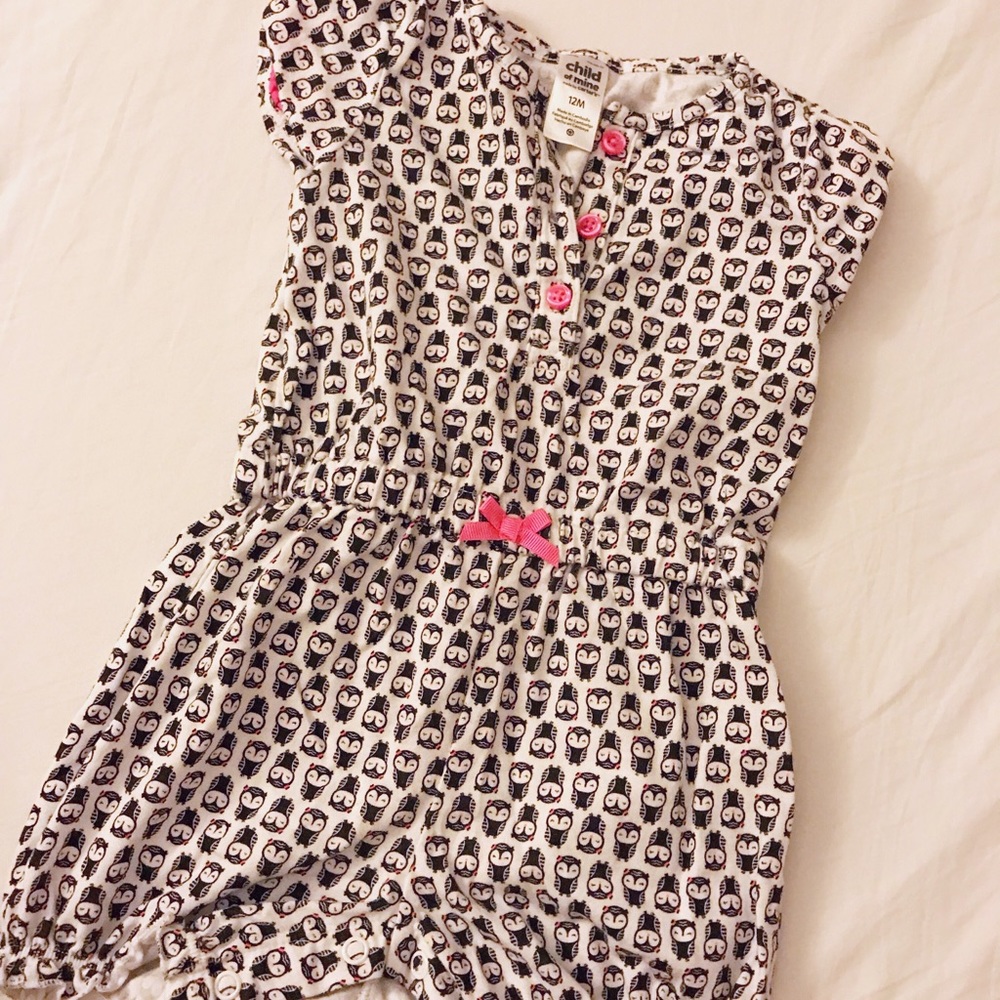 Carter’s Girls Owl Romper One piece